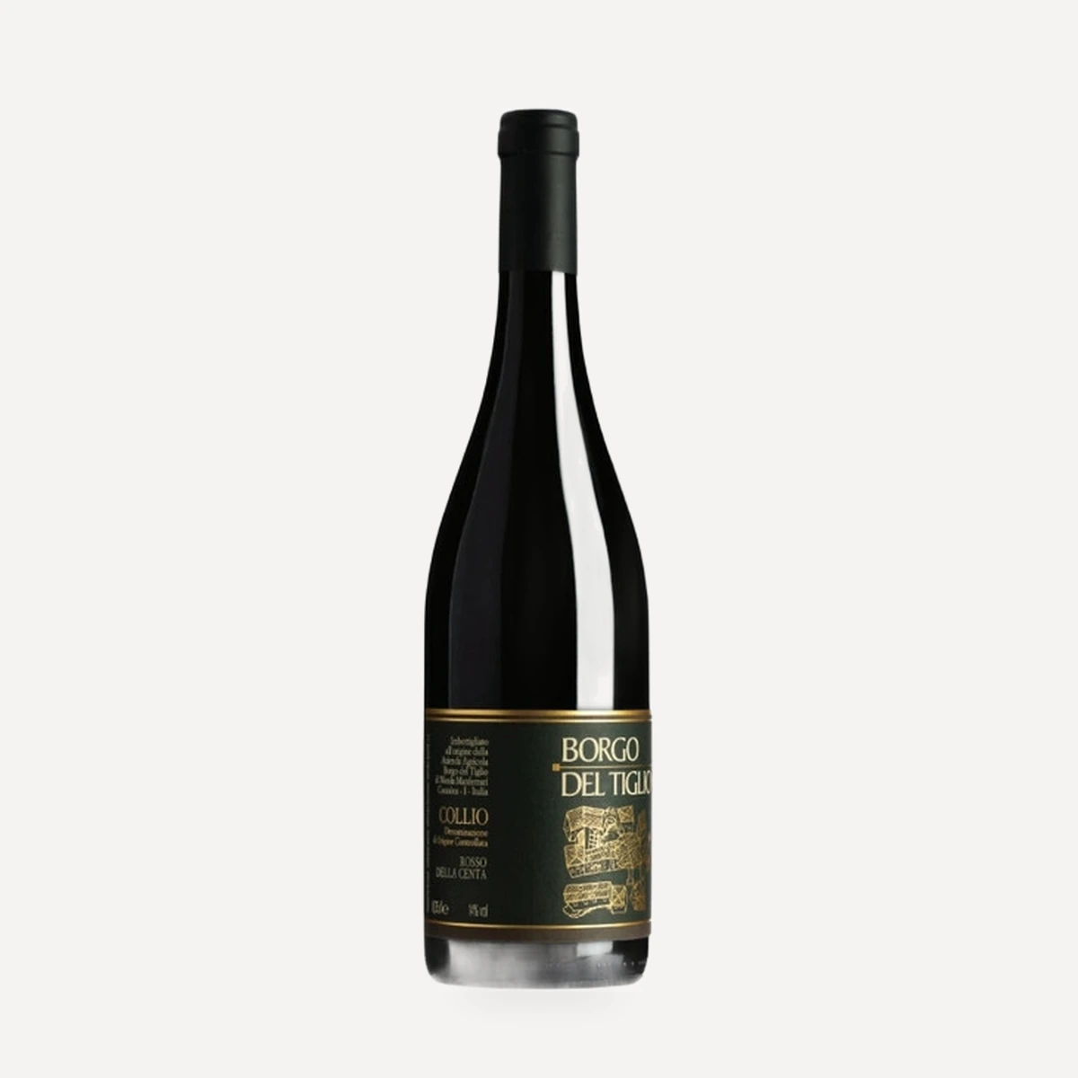 Rosso della Centa wine — Borgo del Tiglio winery — Dionysus
