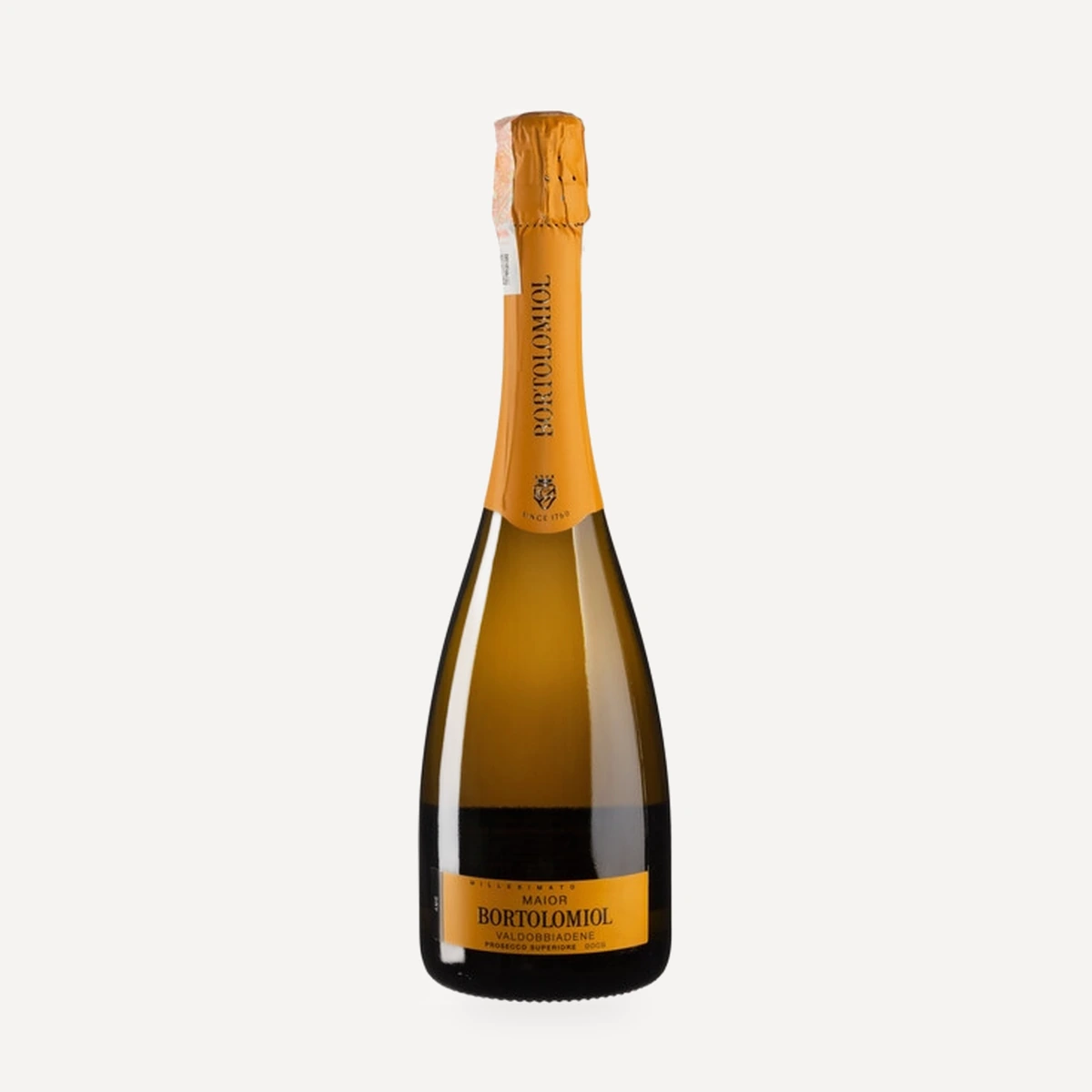 Maior Valdobbiadene Prosecco Superiore Dry Millesimato DOCG wine — Bortolomiol winery — Dionysus