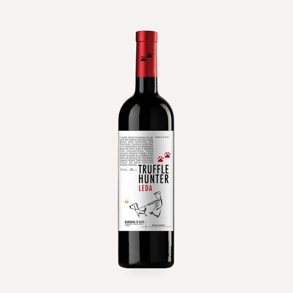 Truffle Hunter Barbera d'Asti DOC wine — Bosio winery — Dionysus