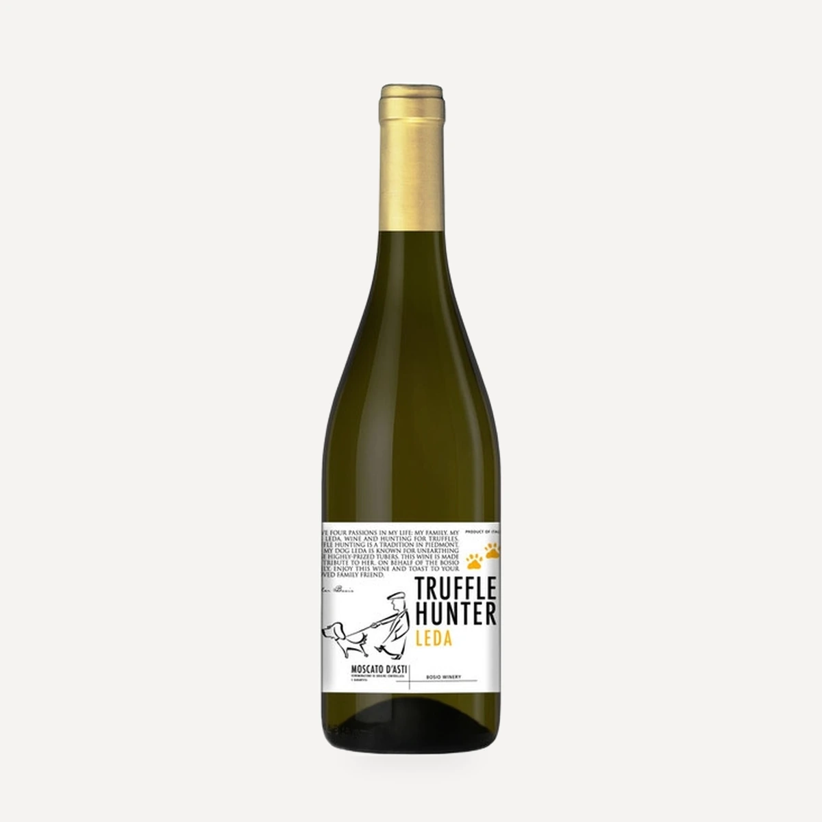 Truffle Hunter Moscato d'Asti DOCG wine — Bosio winery — Dionysus