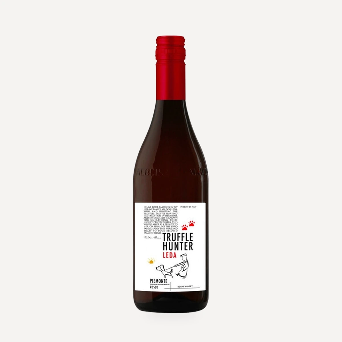 Truffle Hunter Rosso Piemonte DOC wine — Bosio winery — Dionysus