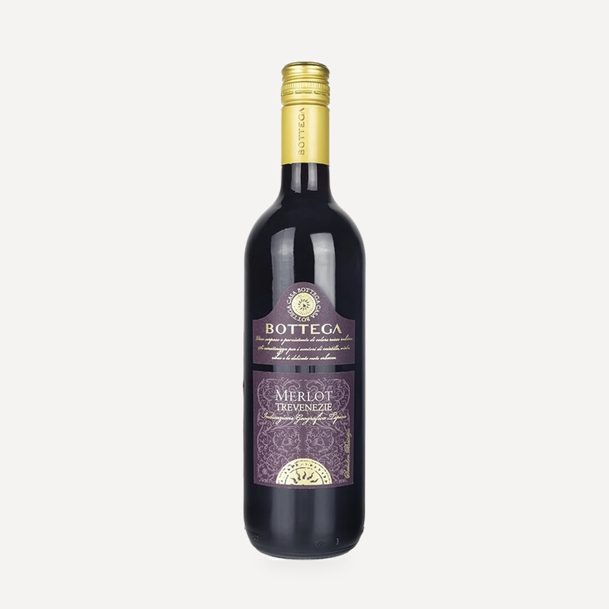 Merlot wine — Bottega winery — Dionysus