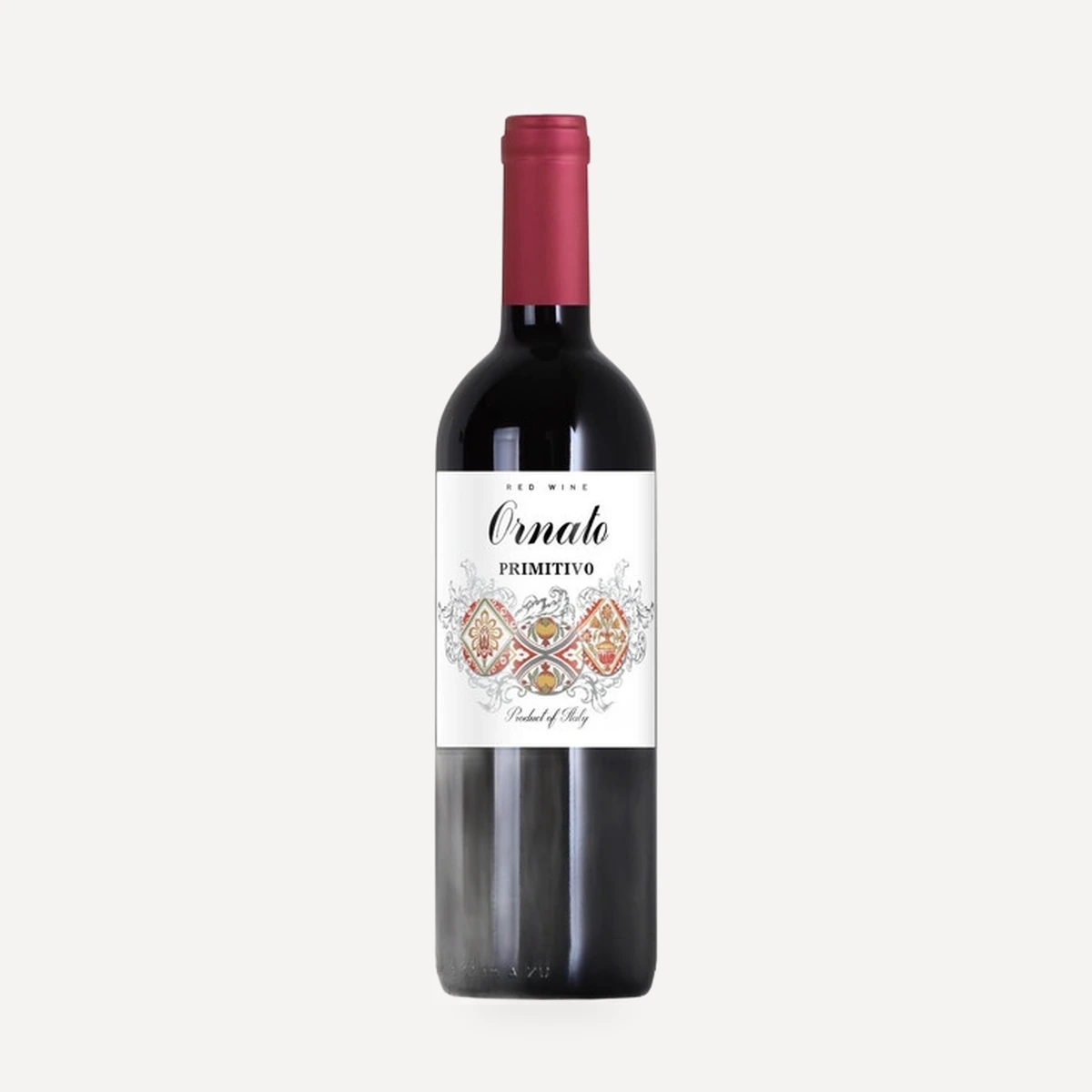 Ornato Primitivo Sicilia IGT wine — Botter winery — Dionysus