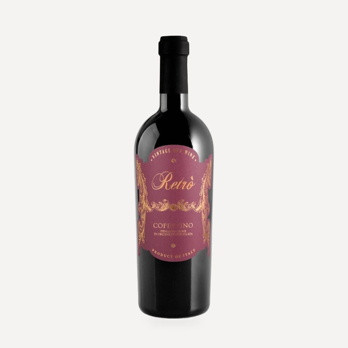 Retro Copertino DOC wine — Botter winery — Dionysus