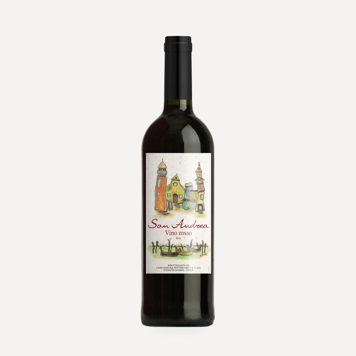 San Andrea Rosso Dry wine — Botter winery — Dionysus