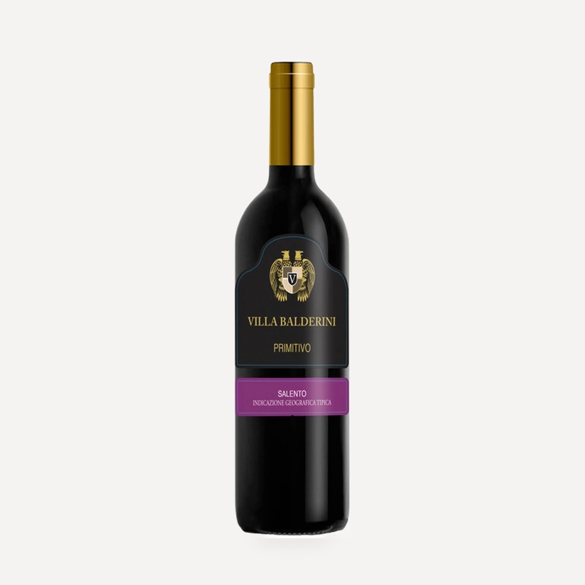 Villa Balderini Primitivo Salento IGT wine — Botter winery — Dionysus
