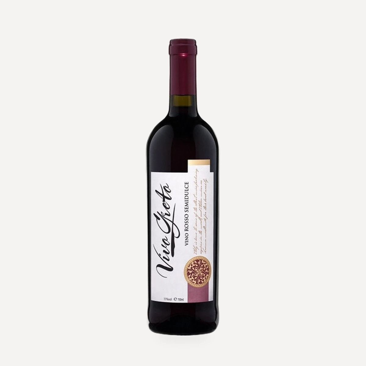 Vivo Greto Rosso Semidulce wine — Botter winery — Dionysus