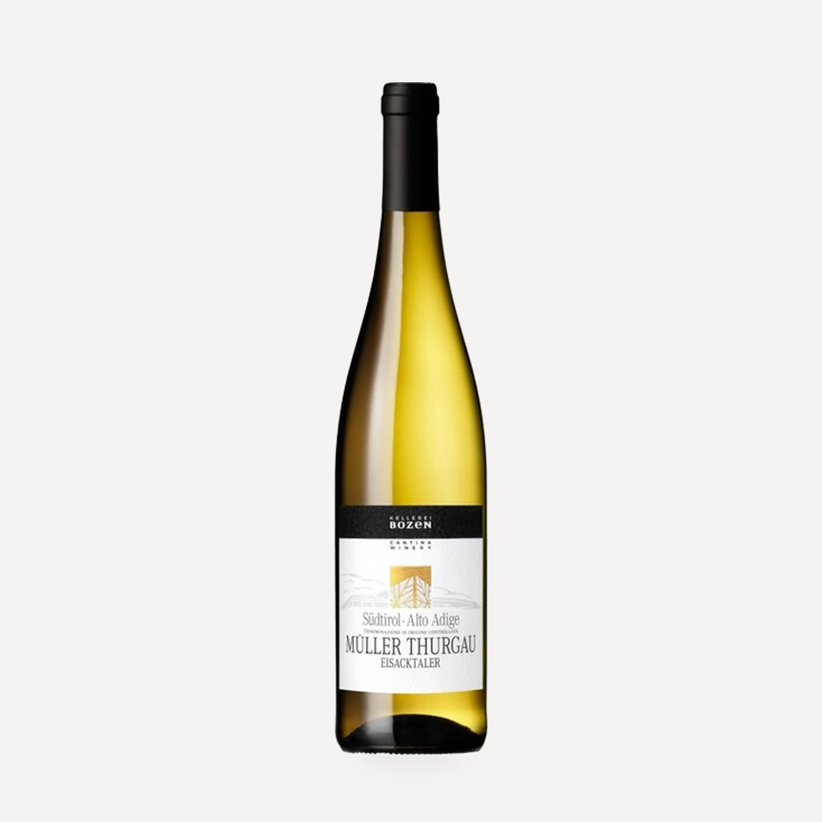 Müller Thurgau Eisacktaler wine — Bozen (Bolzano) winery — Dionysus