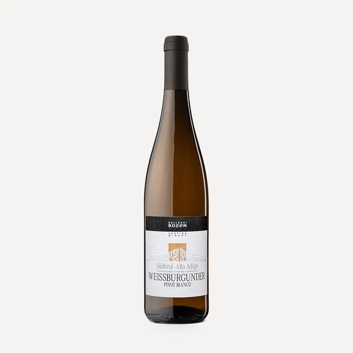 Pinot Bianco wine — Bozen (Bolzano) winery — Dionysus