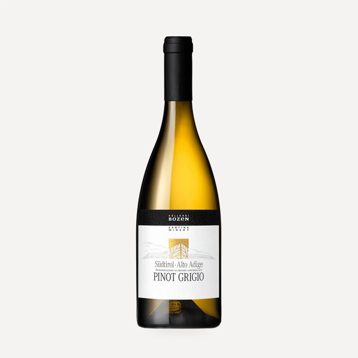 Pinot Grigio wine — Bozen (Bolzano) winery — Dionysus
