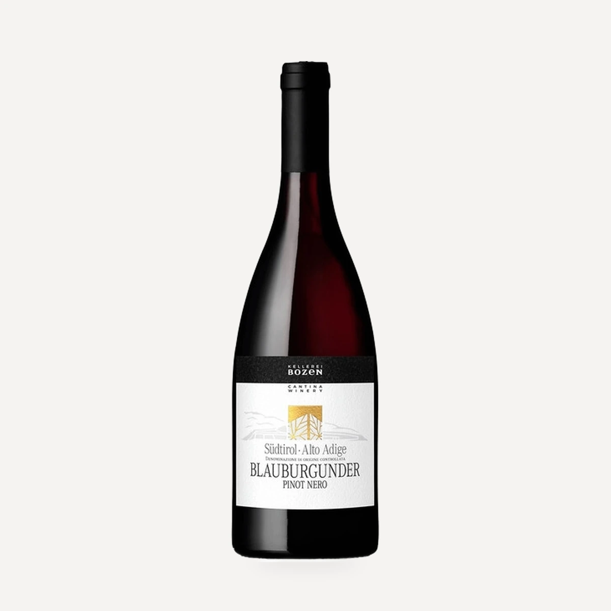 Pinot Noir wine — Bozen (Bolzano) winery — Dionysus