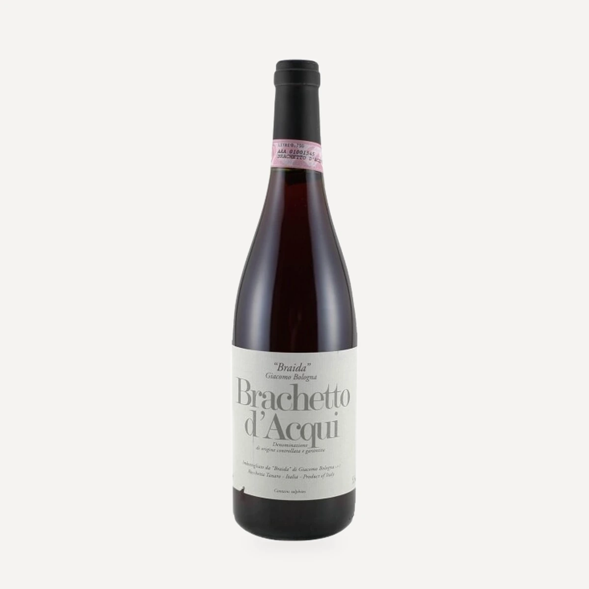 Brachetto d’Acqui Brachetto d’Acqui DOCG wine — Braida winery — Dionysus