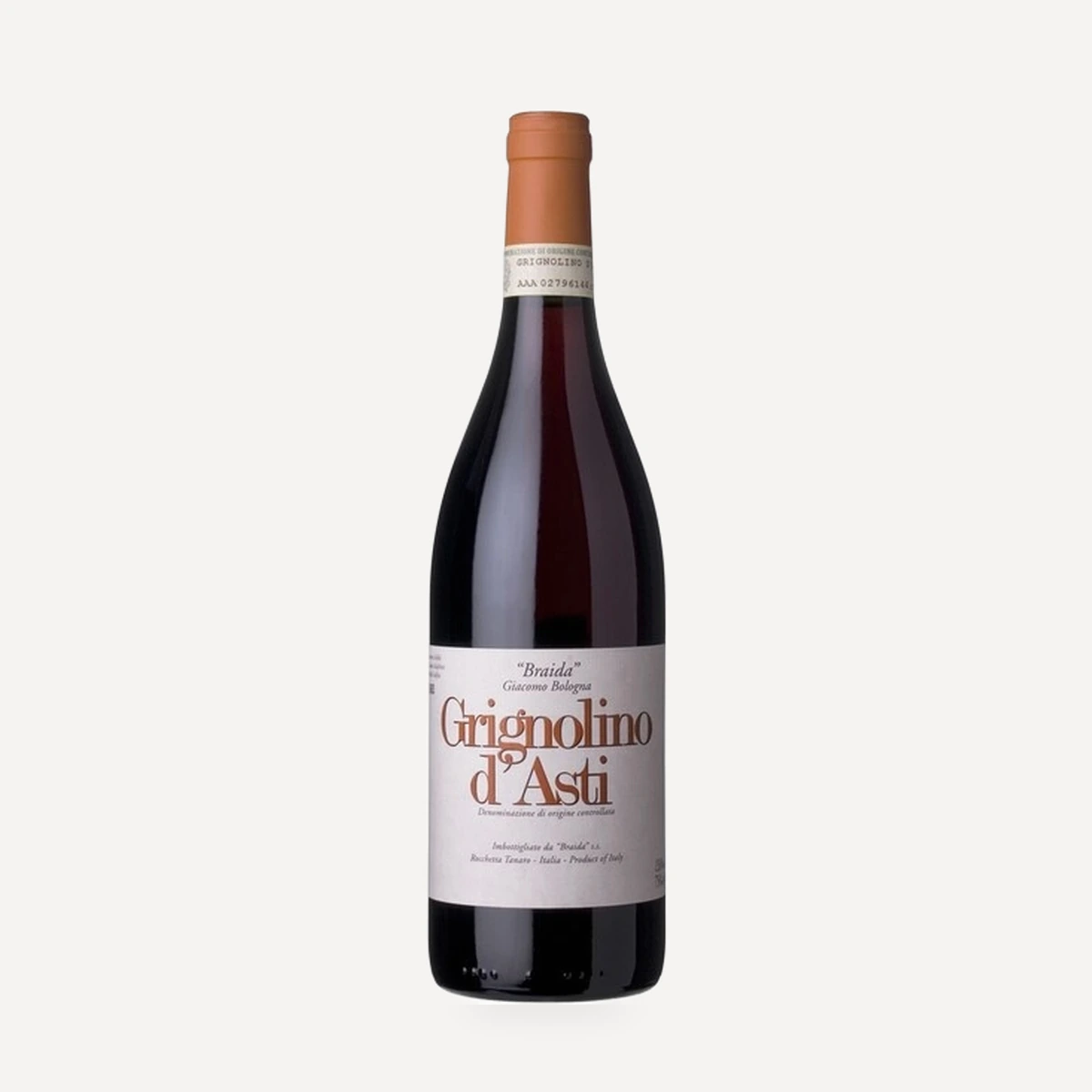 Limonte Grignolino d’Asti DOC wine — Braida winery — Dionysus