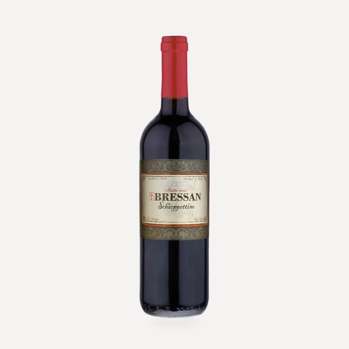 Schioppettino wine — Bressan winery — Dionysus