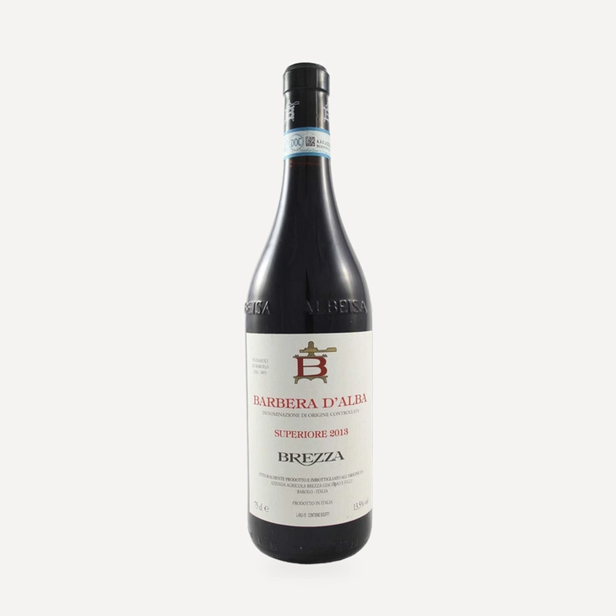Barbera d’Alba Superiore DOC wine — Brezza winery — Dionysus