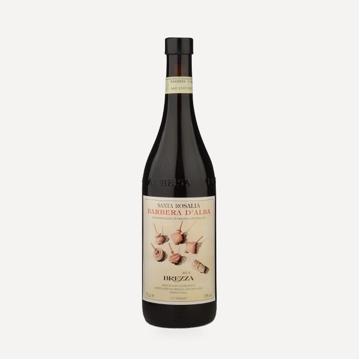 Barbera d’Alba Vigna Santa Rosalia DOC wine — Brezza winery — Dionysus