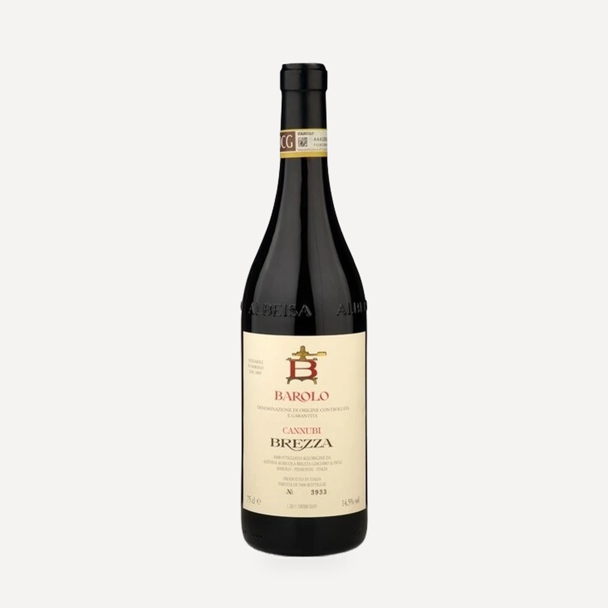 Barolo Cannubi DOCG wine — Brezza winery — Dionysus