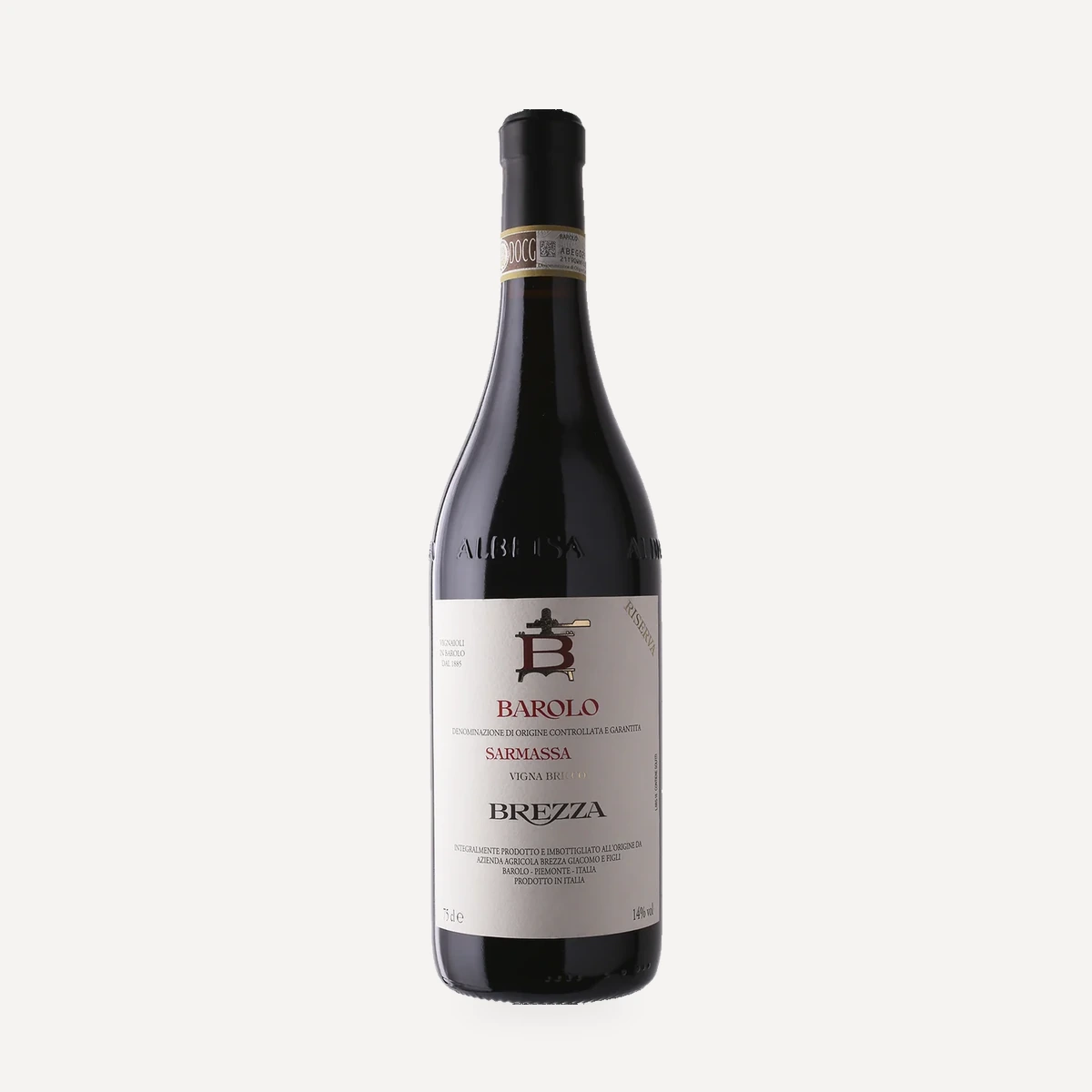 Barolo Riserva Sarmassa Vigna Bricco DOCG wine — Brezza winery — Dionysus