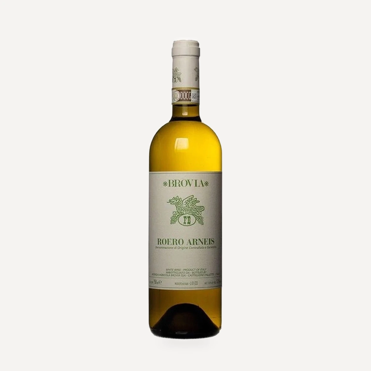 Roero Arneis wine — Brovia winery — Dionysus