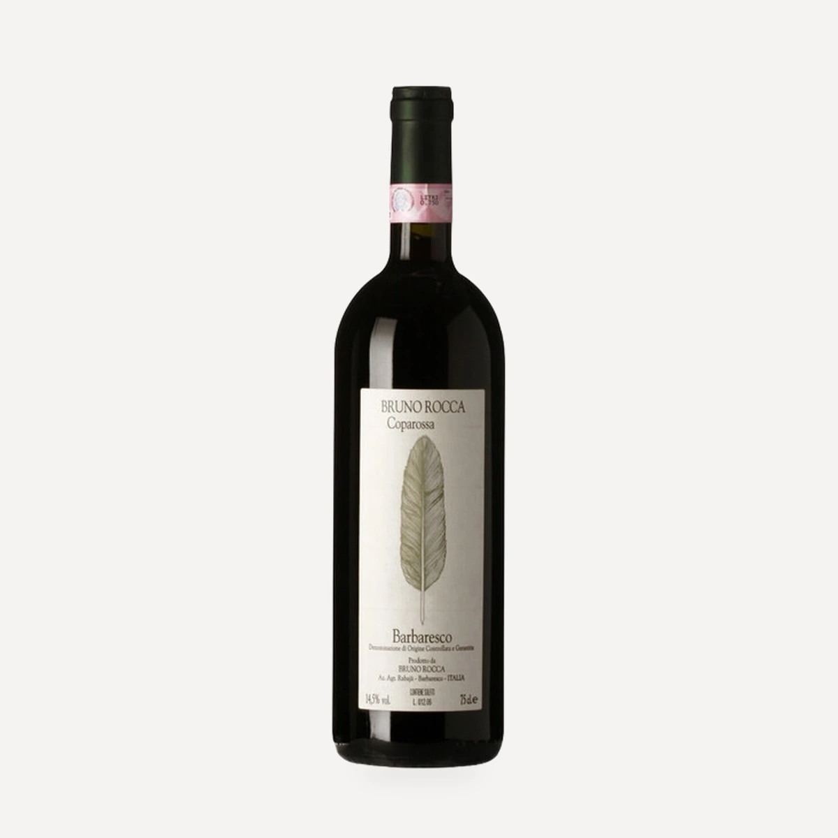 Coparossa Barbaresco DOCG wine — Bruno Rocca winery — Dionysus