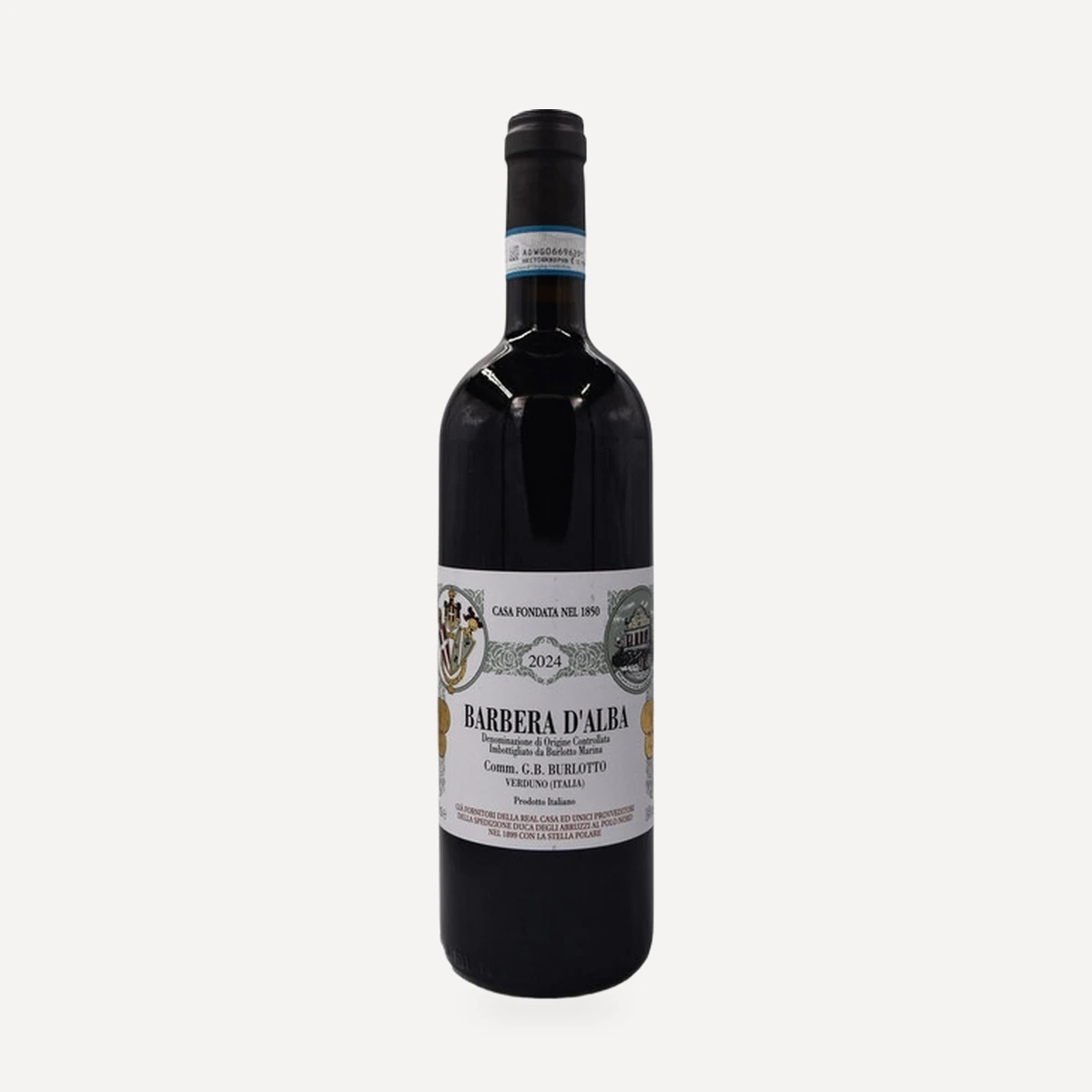 Barbera d’Alba DOC wine — Burlotto winery — Dionysus