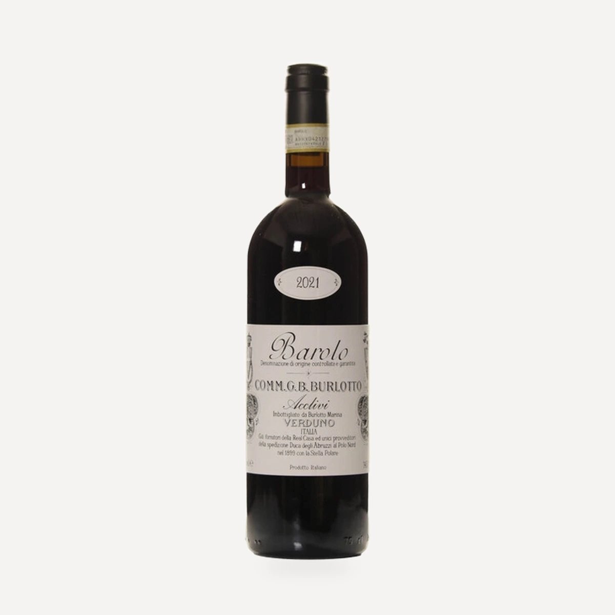 Barolo Acclivi DOCG wine — Burlotto winery — Dionysus