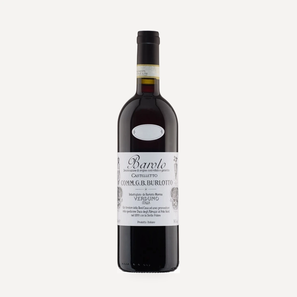 Barolo Castelletto DOCG wine — Burlotto winery — Dionysus