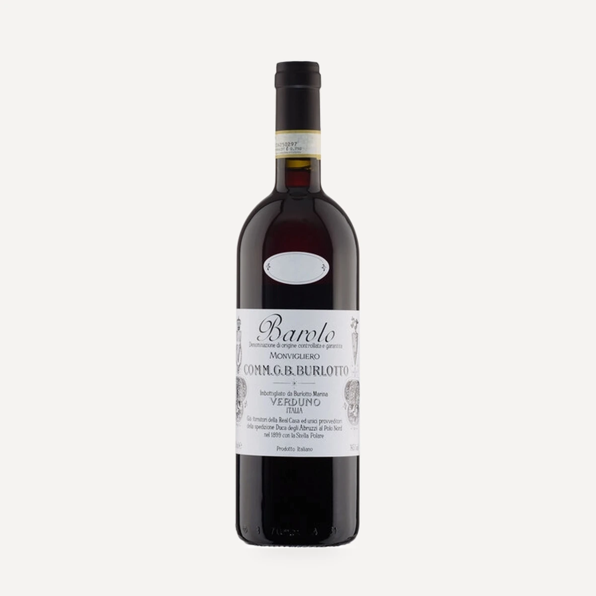 Barolo Monvigliero DOCG wine — Burlotto winery — Dionysus