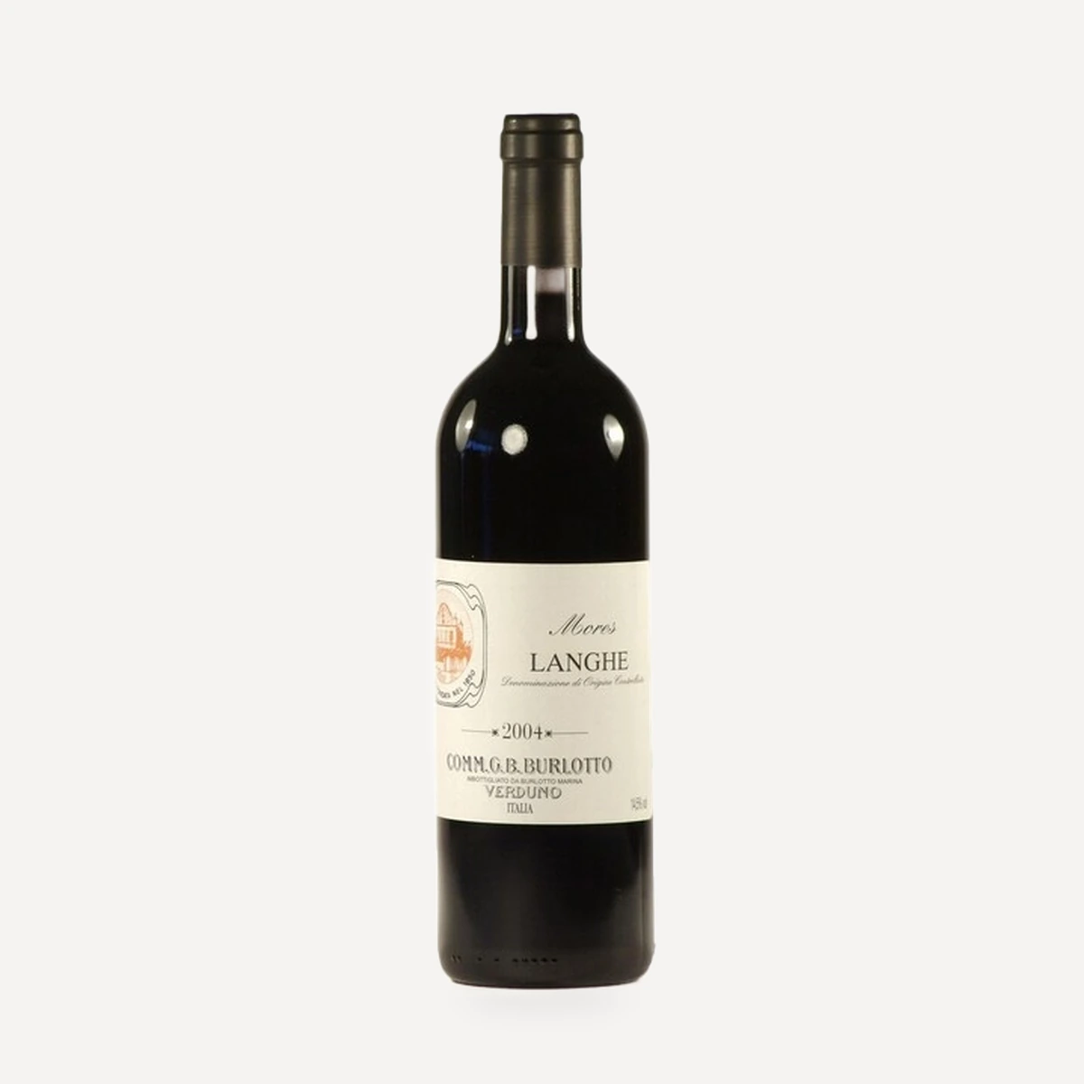 Mores Langhe DOC wine — Burlotto winery — Dionysus