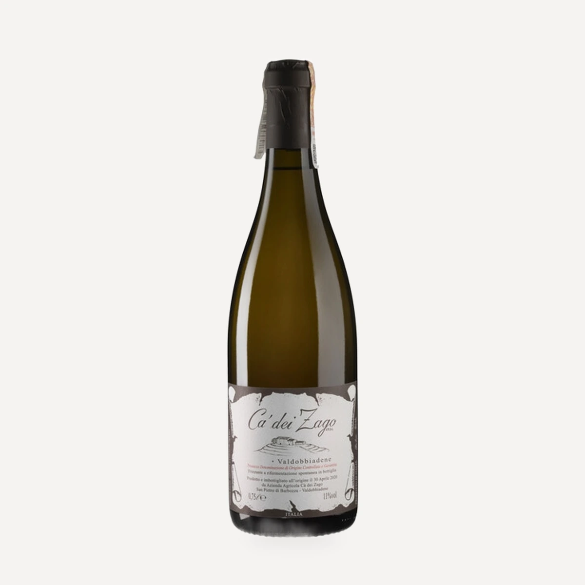 Valdobbiadene Prosecco DOCG wine — Ca' dei Zago winery — Dionysus