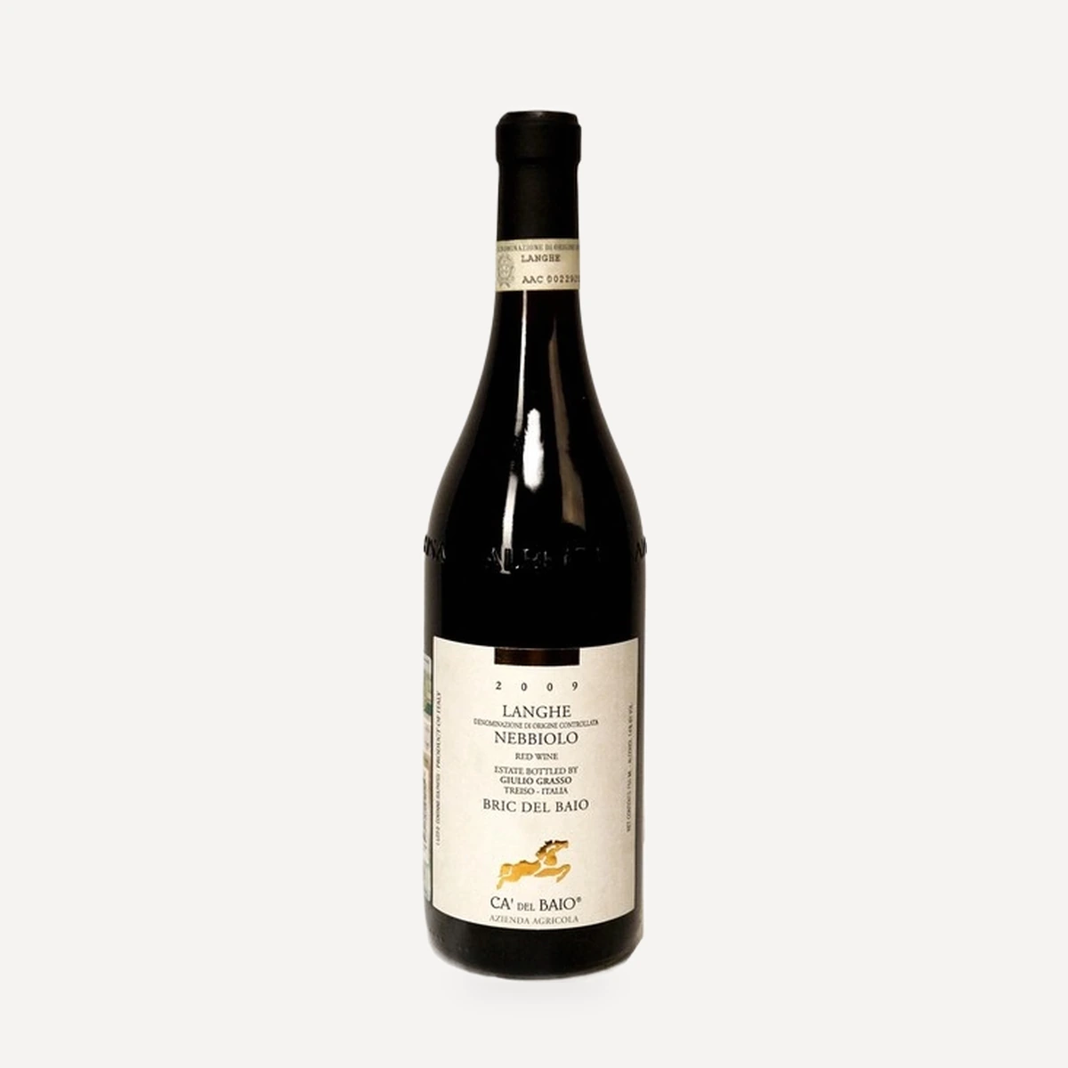 Langhe Nebbiolo R.L. DOC wine — Ca del Baio winery — Dionysus