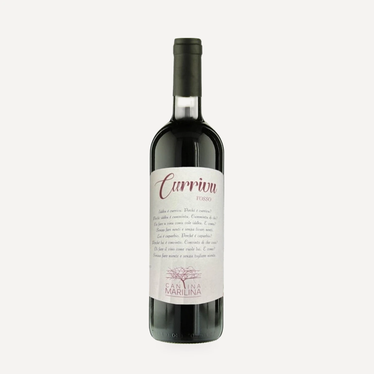 Currivu Rosso Terre Siciliane IGP wine — Cantina Marilina winery — Dionysus