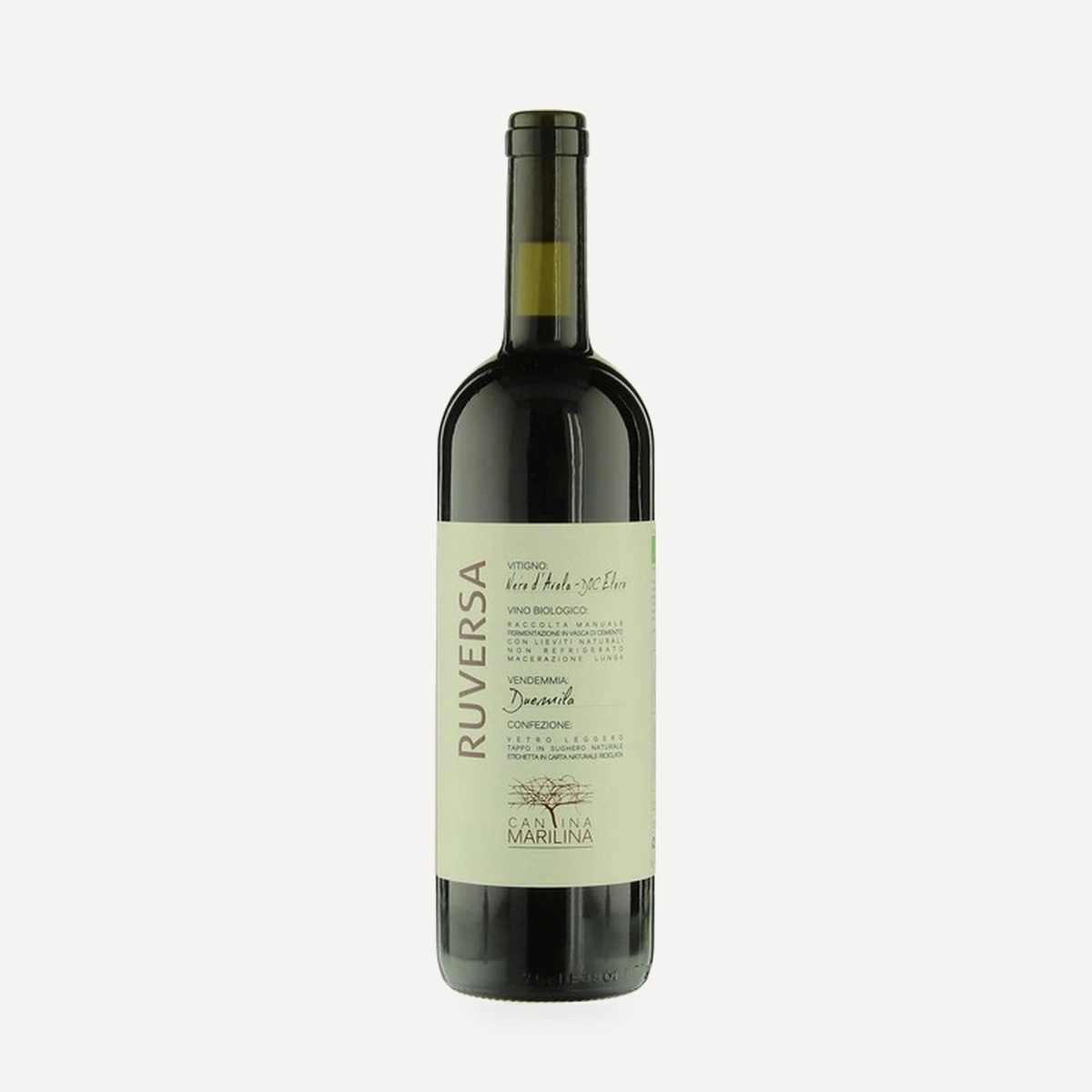 Ruversa Eloro DOC wine — Cantina Marilina winery — Dionysus