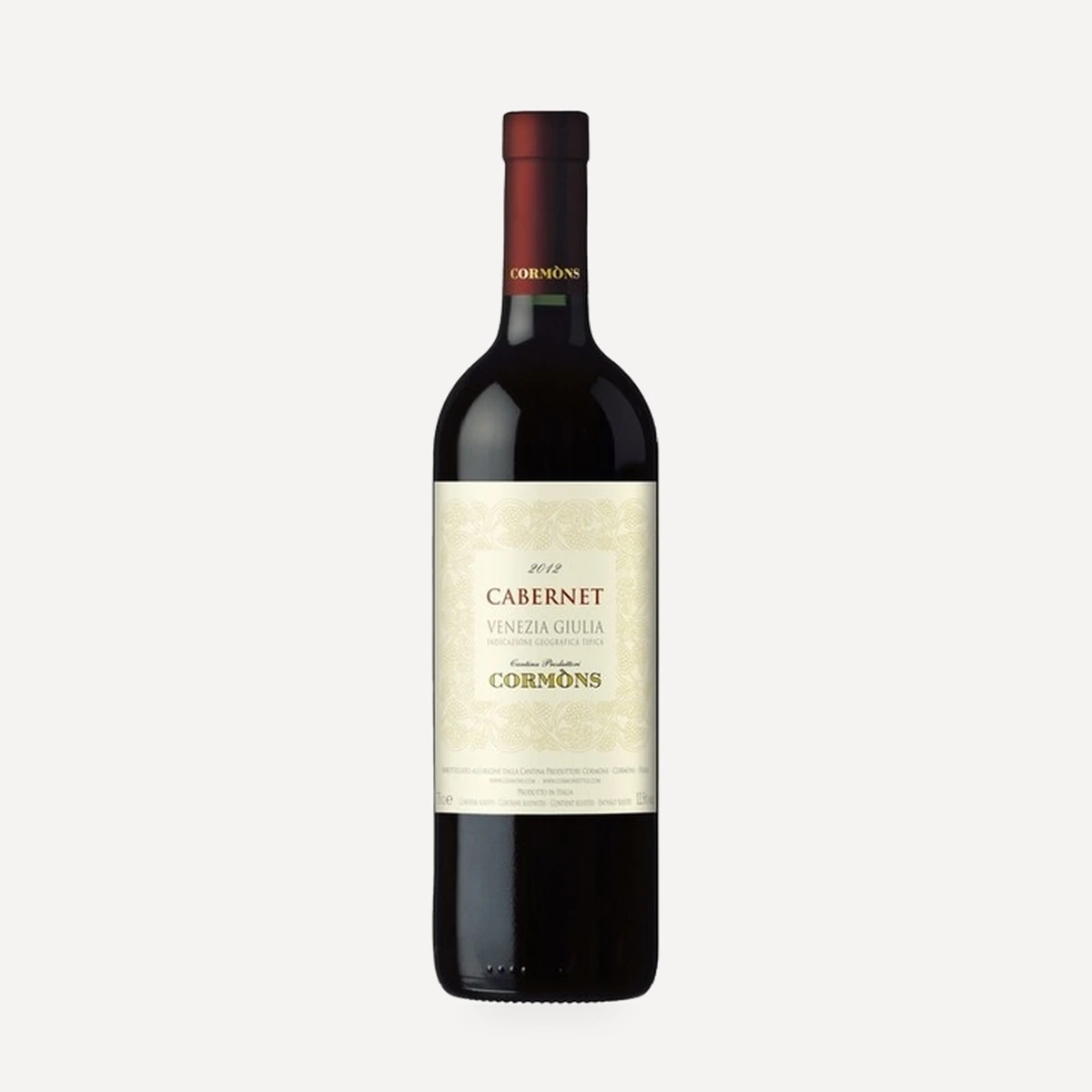 Cabernet Venezia Giulia IGT wine — Cantina Produttori Cormons winery — Dionysus