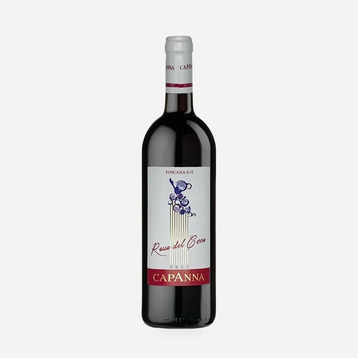 Rosso del Cerro wine — Capanna winery — Dionysus