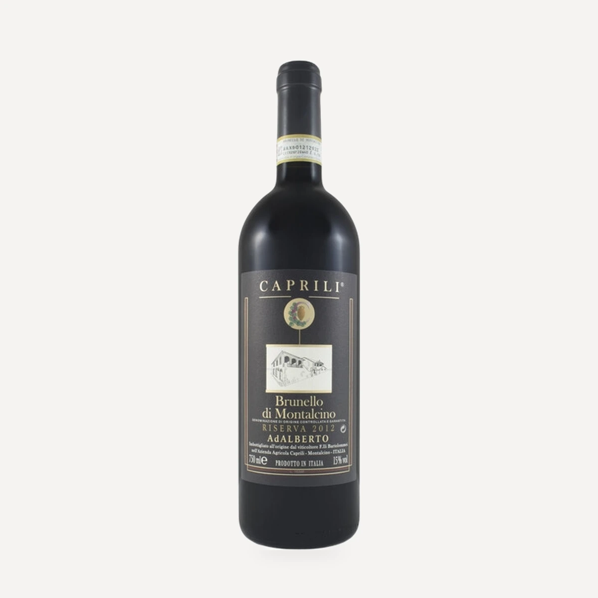 AdAlberto Riserva wine — Caprili winery — Dionysus
