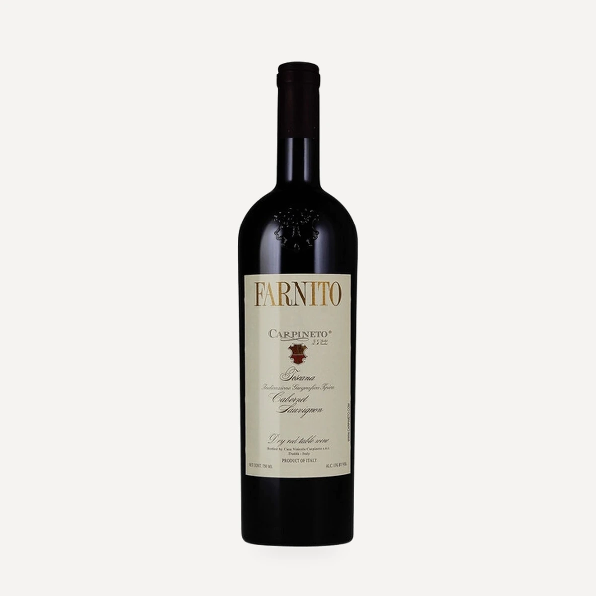 Farnito Cabernet Sauvignon wine — Carpineto winery — Dionysus