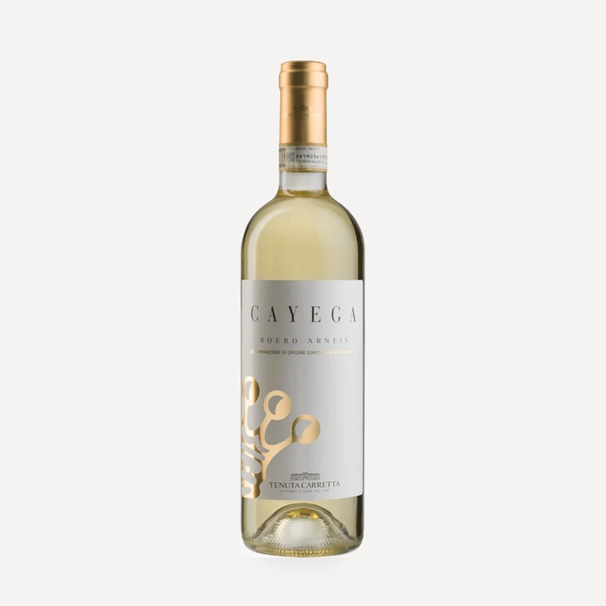Cayega Roero Arneis DOCG wine — Carretta winery — Dionysus