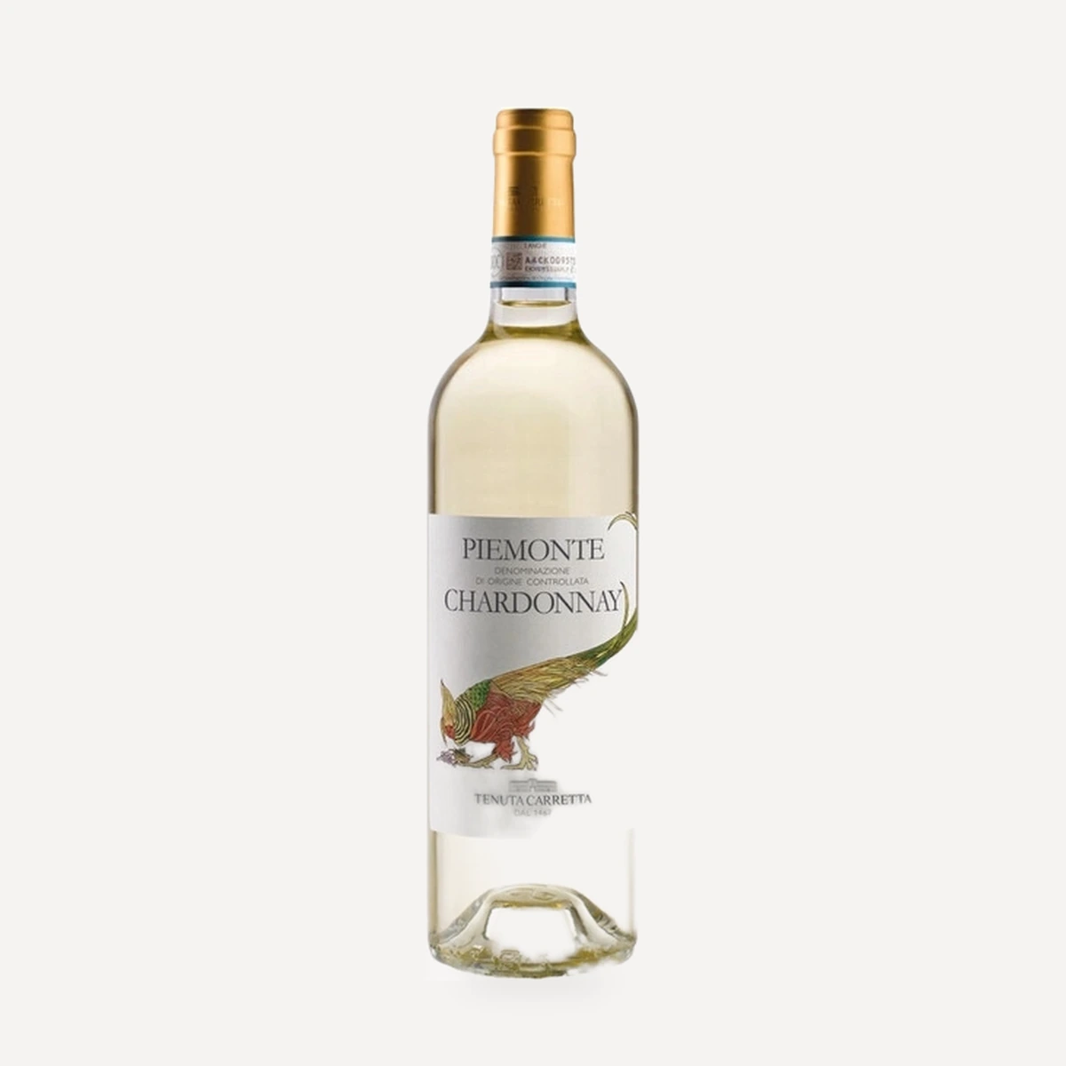 Chardonnay Piemonte DOC wine — Carretta winery — Dionysus