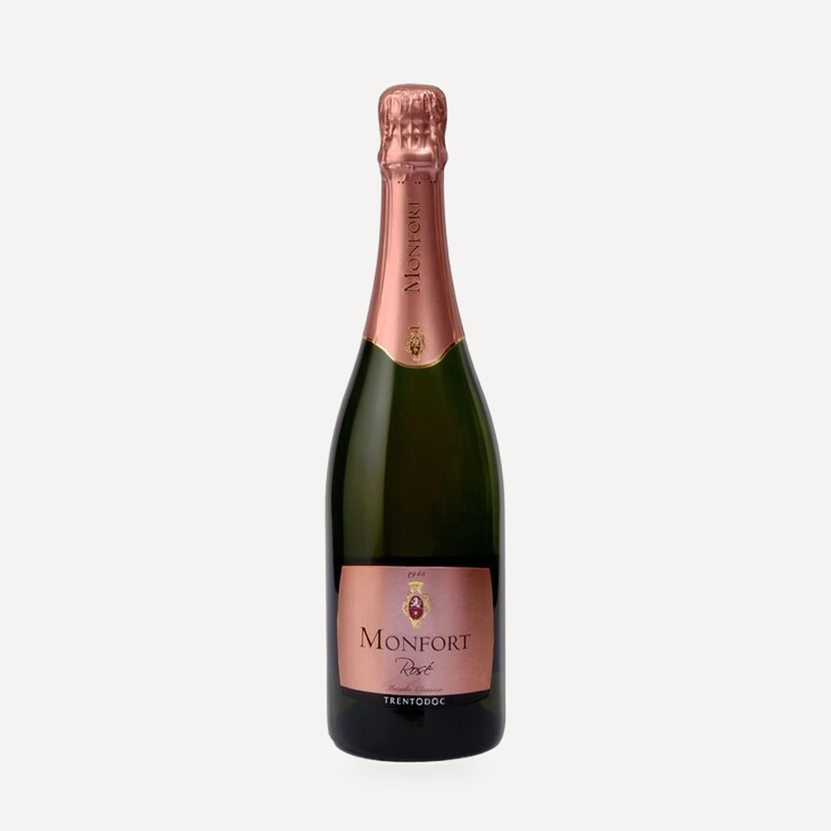 Brut Rose Trento DOC wine — Casata Monfort winery — Dionysus