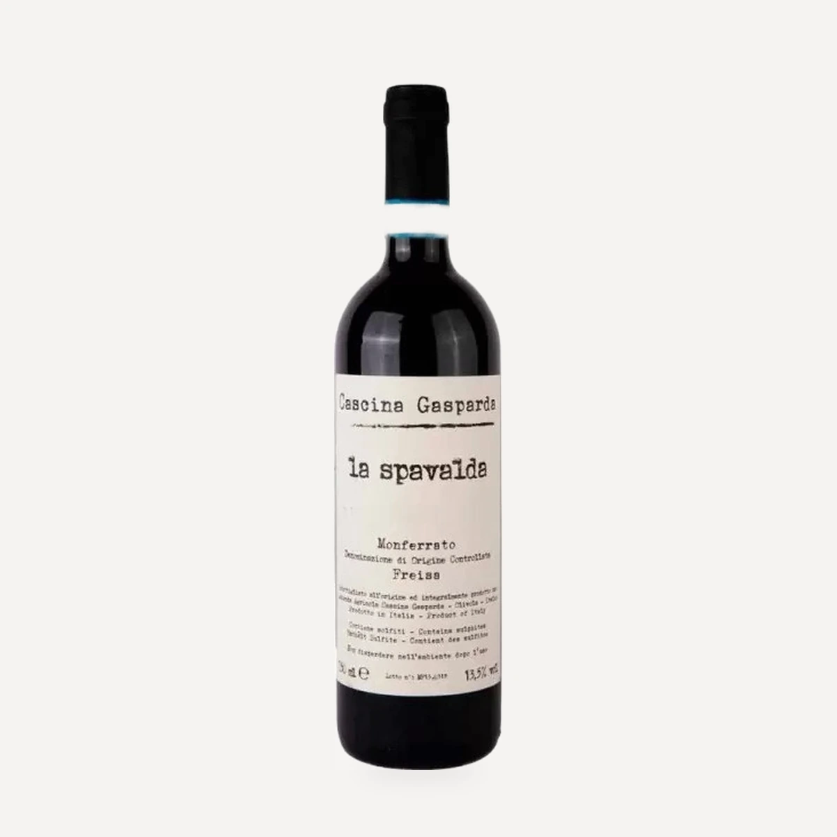 La Spavalda Monferrato DOC wine — Cascina Gasparda winery — Dionysus