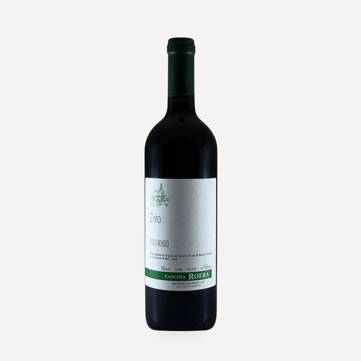 Zero Rosso wine — Cascina Roera winery — Dionysus