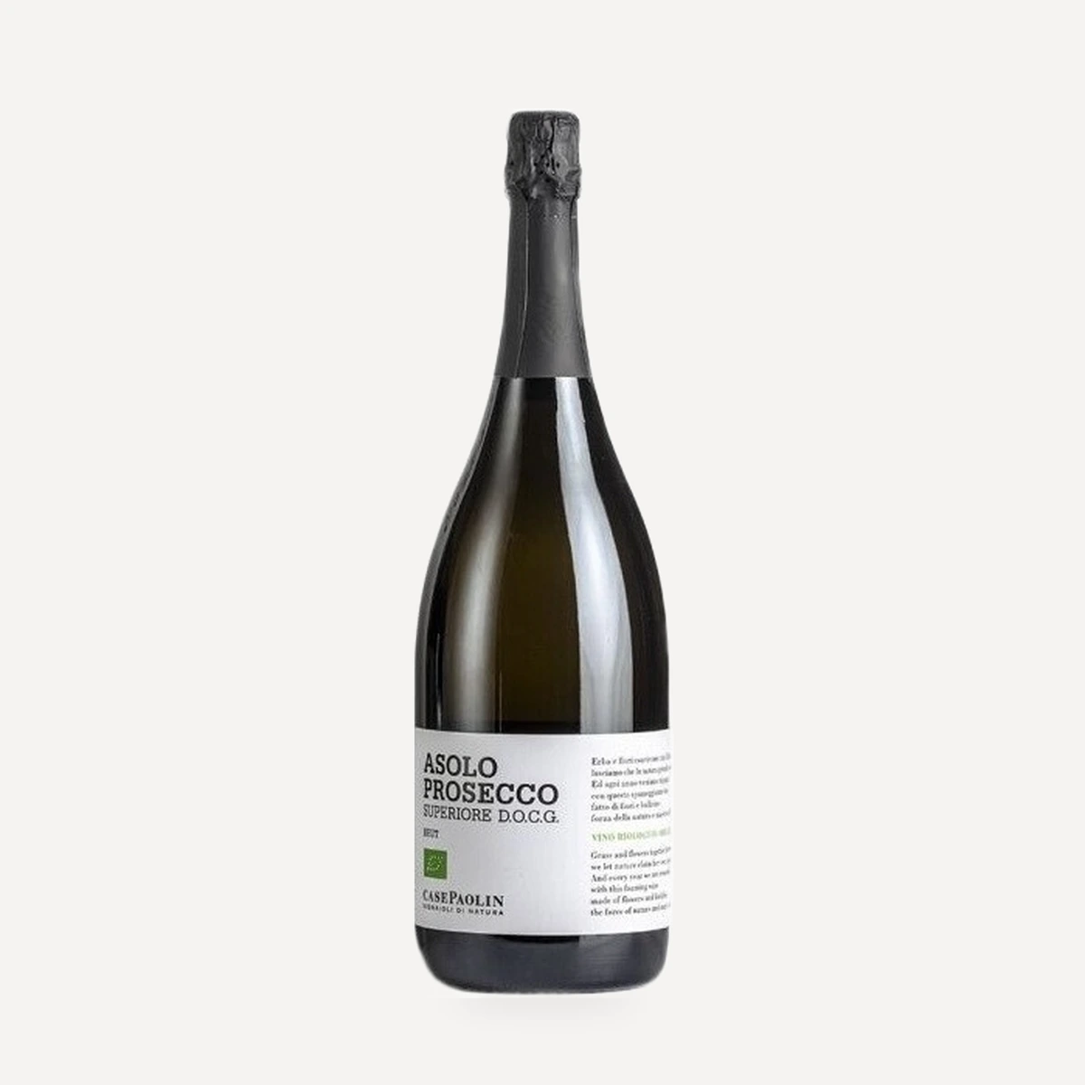 Asolo Prosecco Superiore Brut DOCG wine — Case Paolin winery — Dionysus