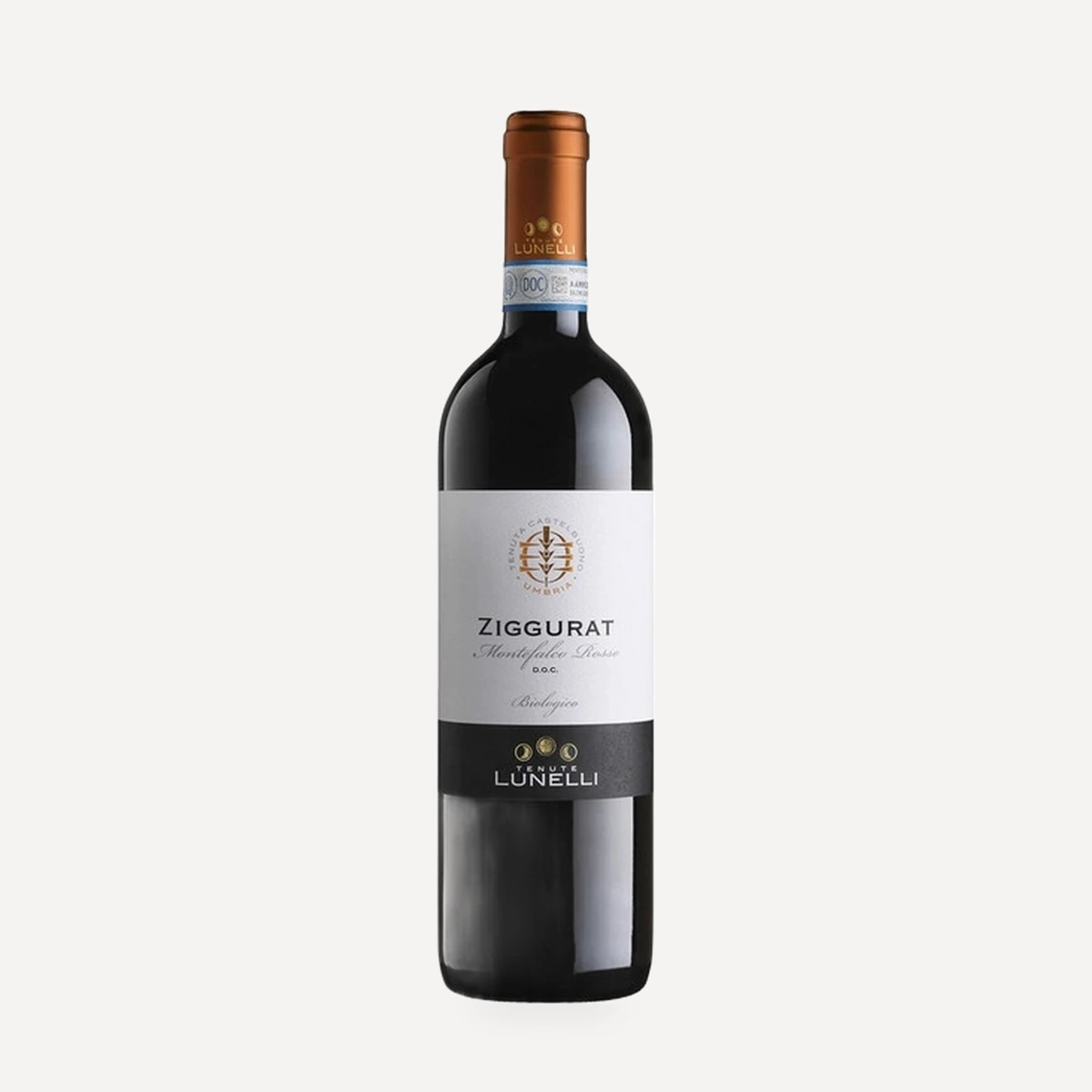 Ziggurat Montefalco Rosso DOC wine — Tenuta Castelbuono winery — Dionysus