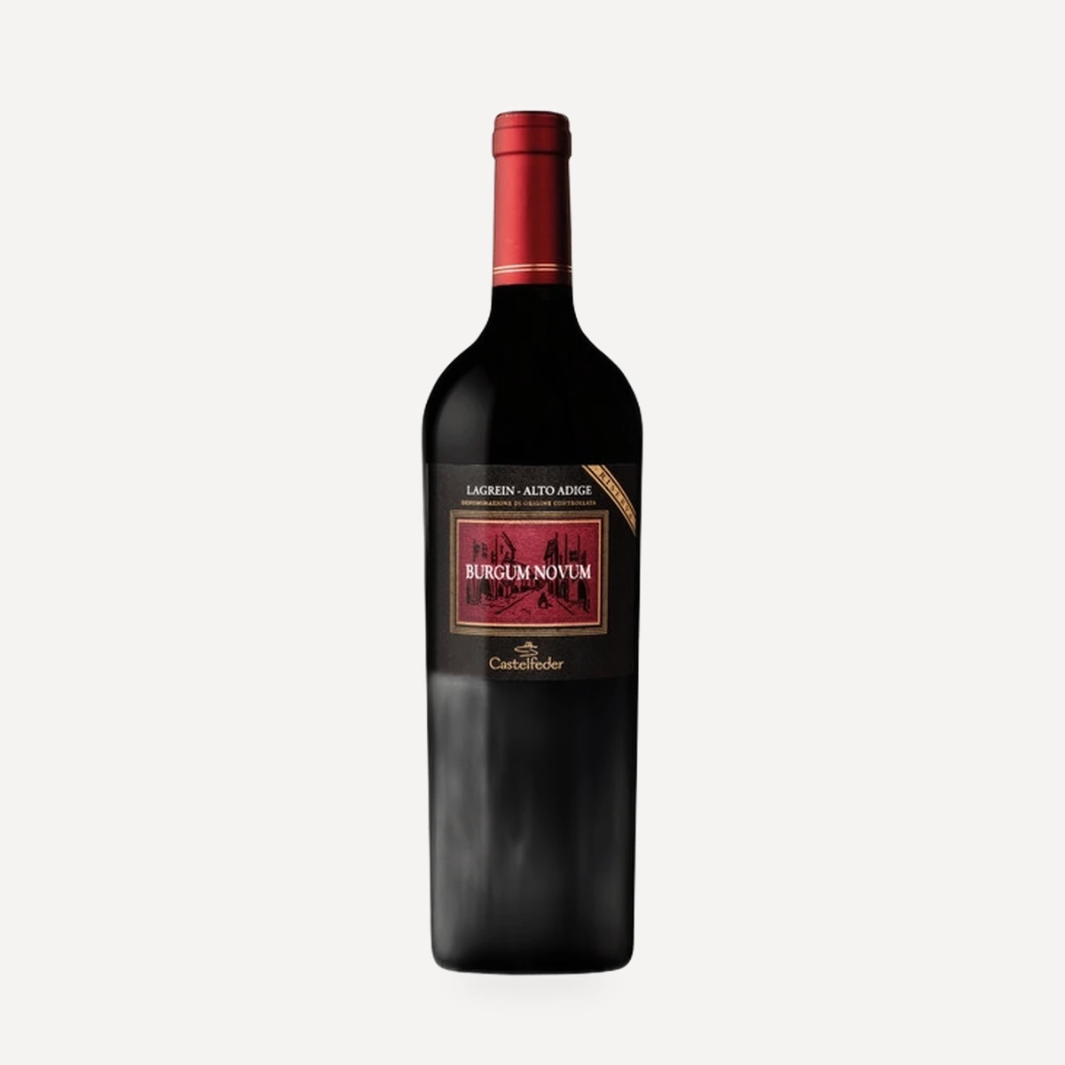 Burgum Novum Lagrein Riserva Alto Adige DOC wine — Castelfeder winery — Dionysus