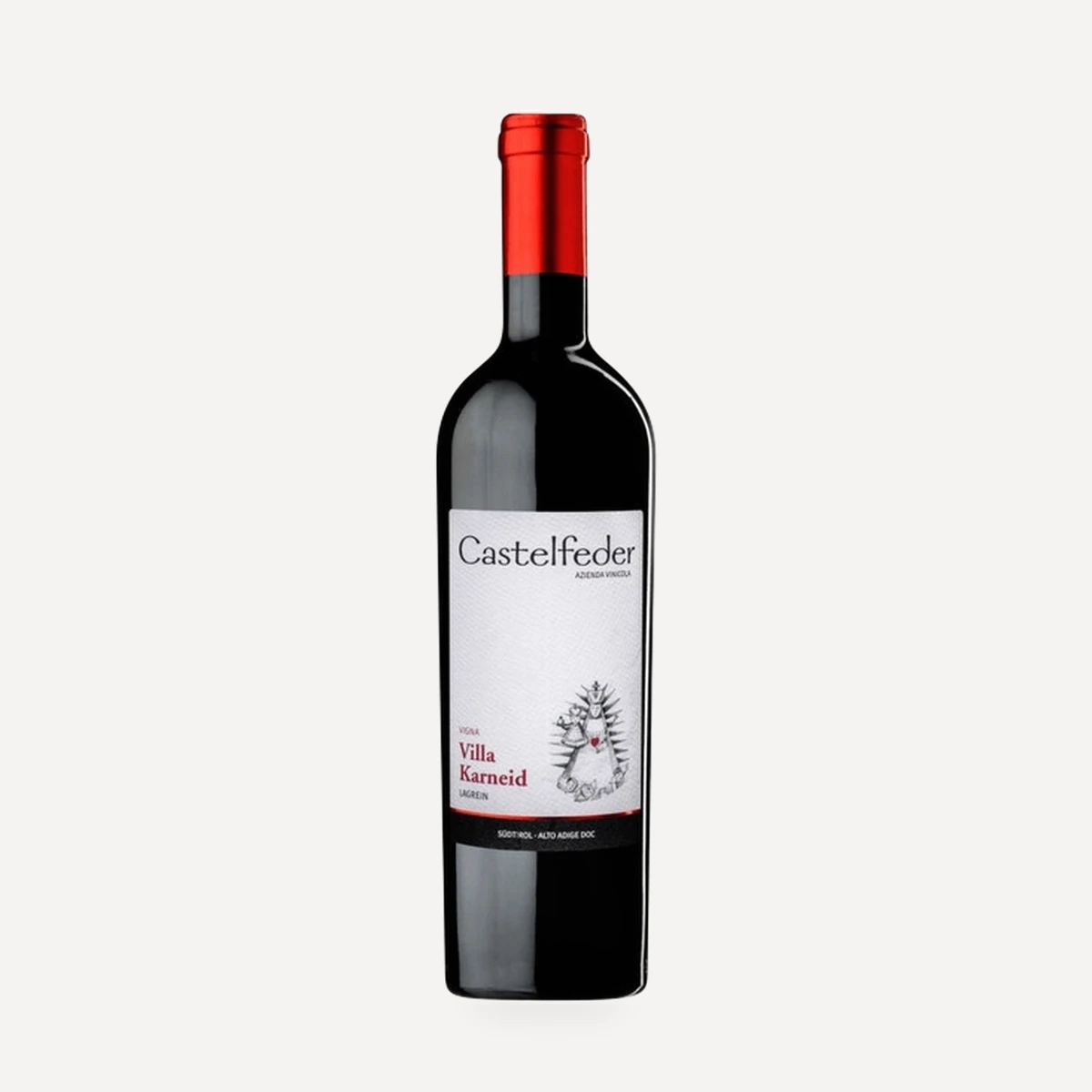 Lagrein Vigna Villa Karneid Alto Adige DOC wine — Castelfeder winery — Dionysus