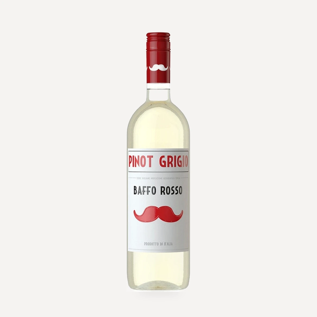 Baffo Rosso Pinot Grigio Terre Siciliane IGT wine — Castellani winery — Dionysus