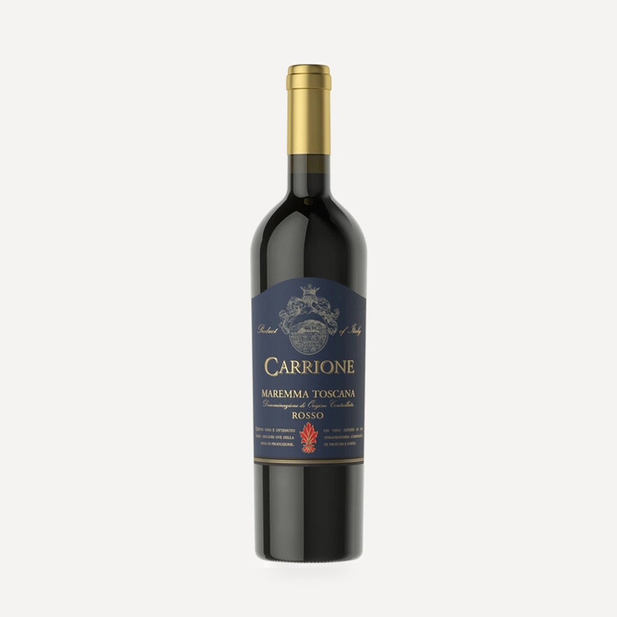 Carrione Rosso Maremma Toscana DOC wine — Castellani winery — Dionysus