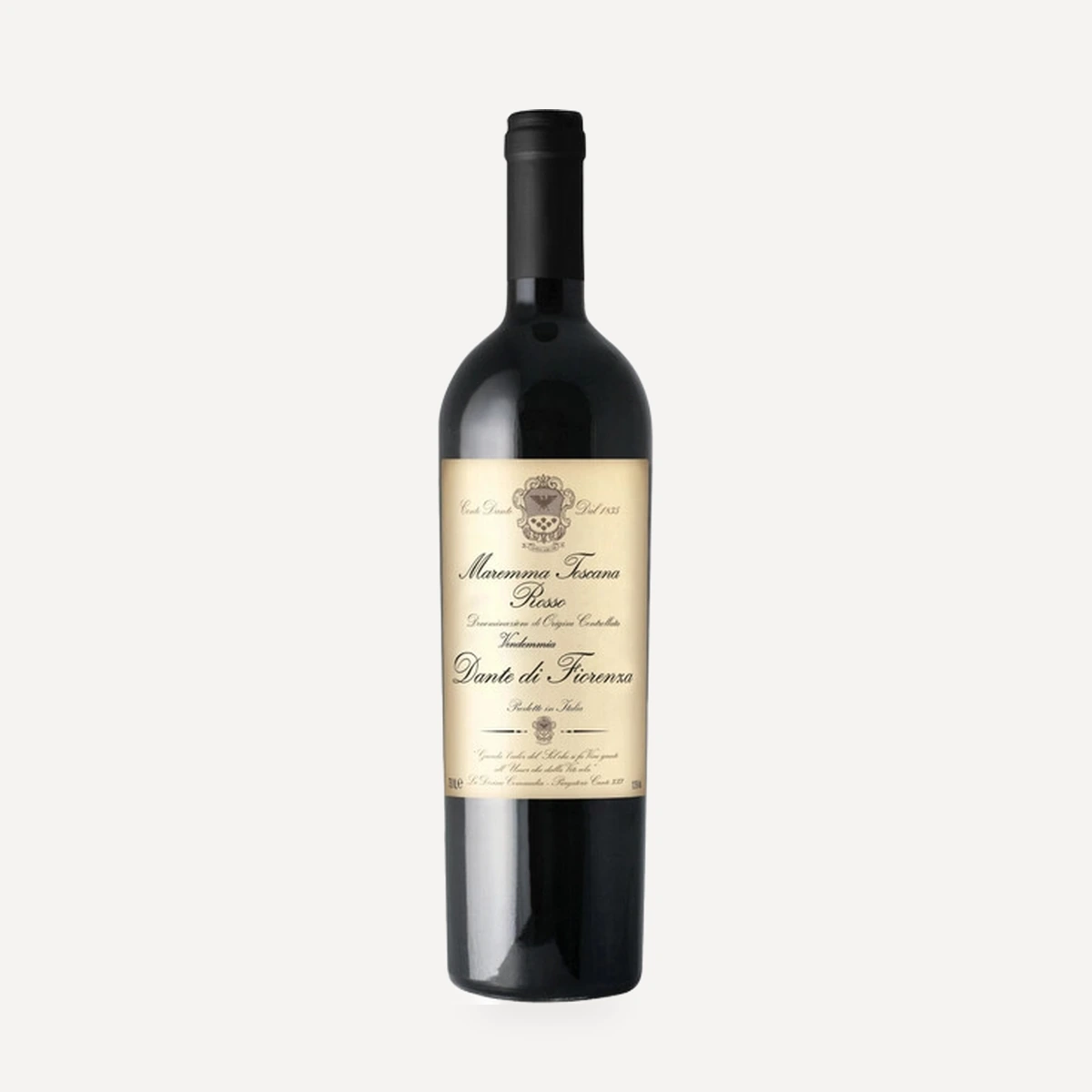 Dante di Fiorenza Maremma Toscana DOC wine — Castellani winery — Dionysus