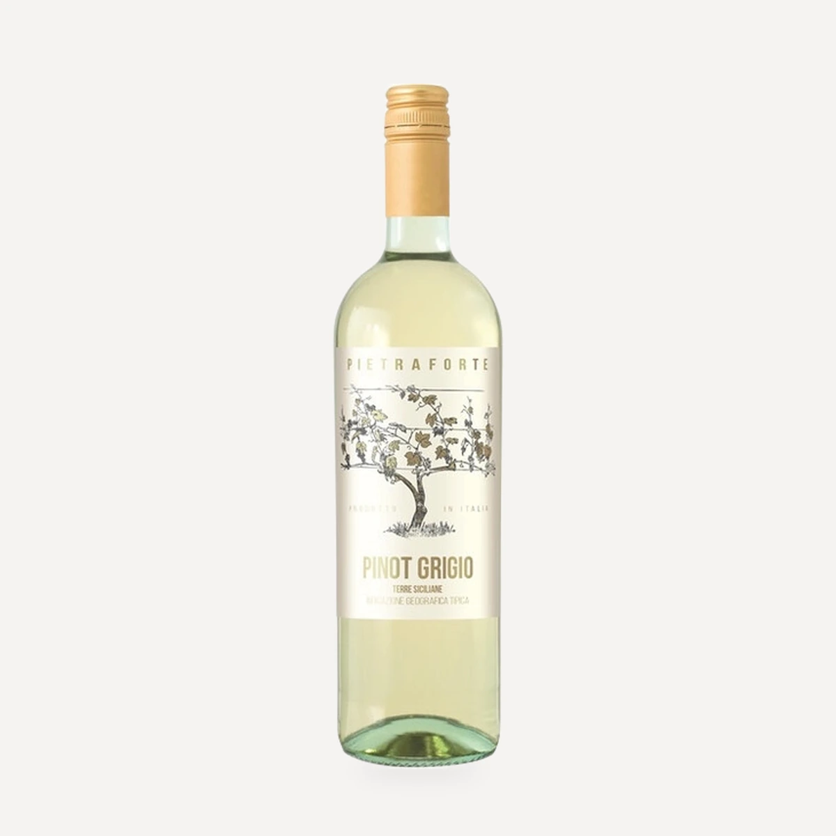 Pietraforte Pinot Grigio Terre Siciliane IGT wine — Castellani winery — Dionysus